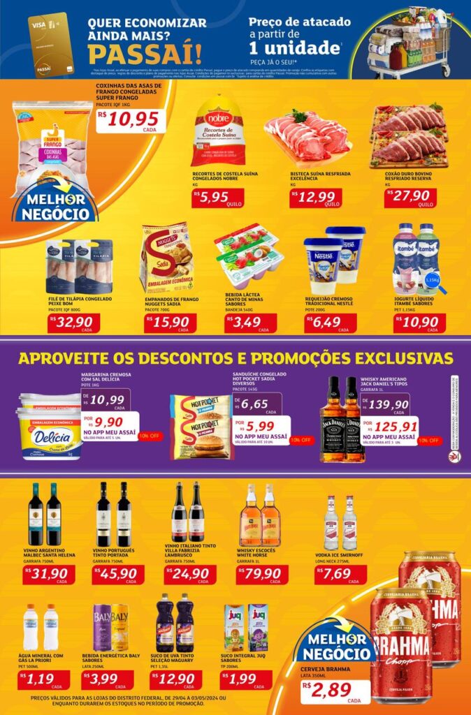 ofertas de supermercado Assaí até 03-05-2024-03