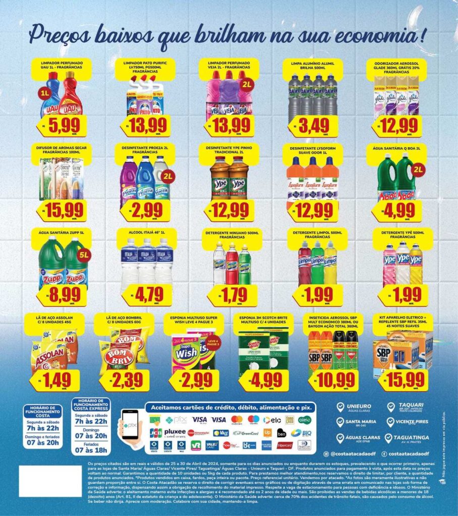 ofertas supermercado Costa atacadão até 01-07-2024- 07