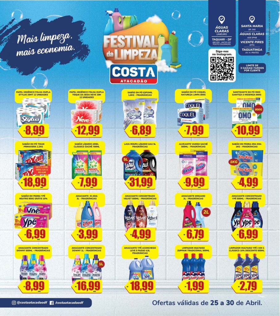 ofertas supermercado Costa atacadão até 01-07-2024- 08