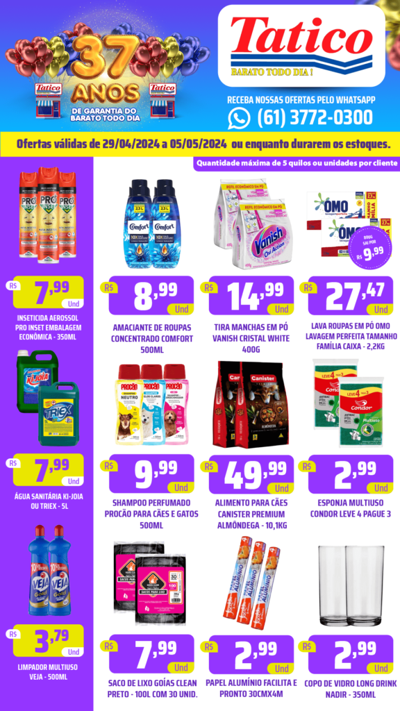 ofertas de supermercado Tatico até 05-05-2024-05