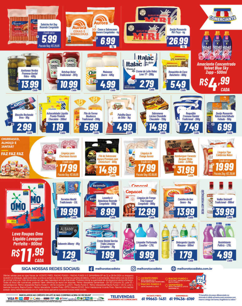 ofertas de supermercados Melhor atacadista Samambaia até 28-04-2024 - 2